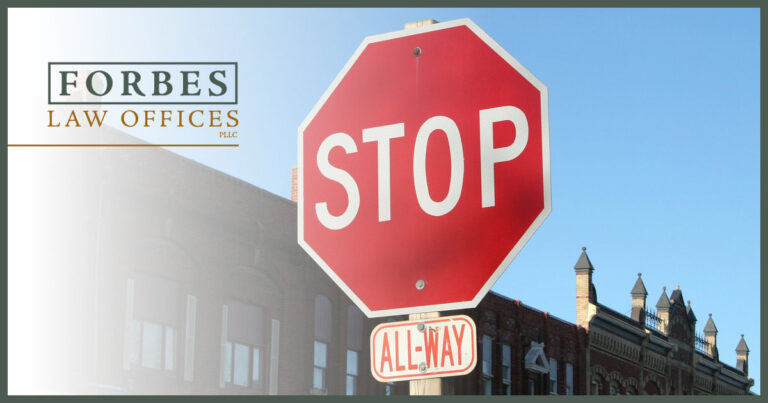 How Does Right of Way at a Four-Way Stop Work? - Forbes Law Offices PLLC